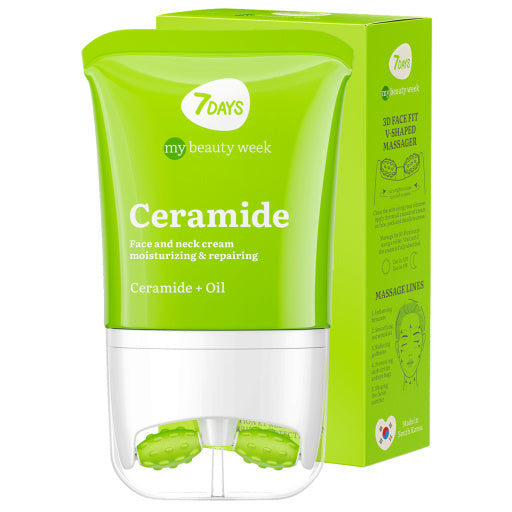 7DAYS Crema Faciala si Gat Repair Ceramide Massager 80ml - Hidratare Profunda