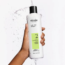 Încarcă imaginea în Galerie, Nioxin System 2 Shampoo 300ml - Sampon Impotriva Caderii Parului
