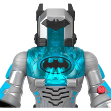 Încarcă imaginea în Galerie, Fisher Price Imaginext DC Super Friends Robot Batman in Costum Gri 30cm
