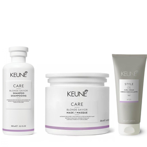 Set Keune Curl Control - Sampon 300ml Masca 200ml si Crema 200ml