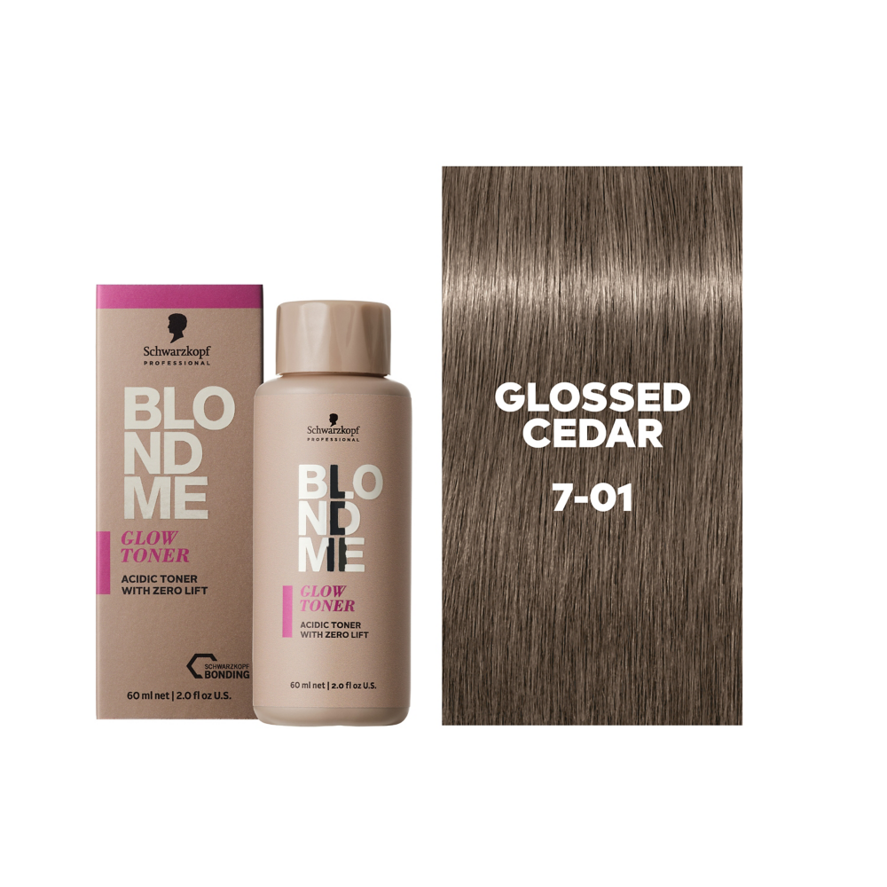 Schwarzkopf Professional BlondMe Glow Toner Glossed Cedar 60ml - Vopsea Lichida Demi-Permanenta