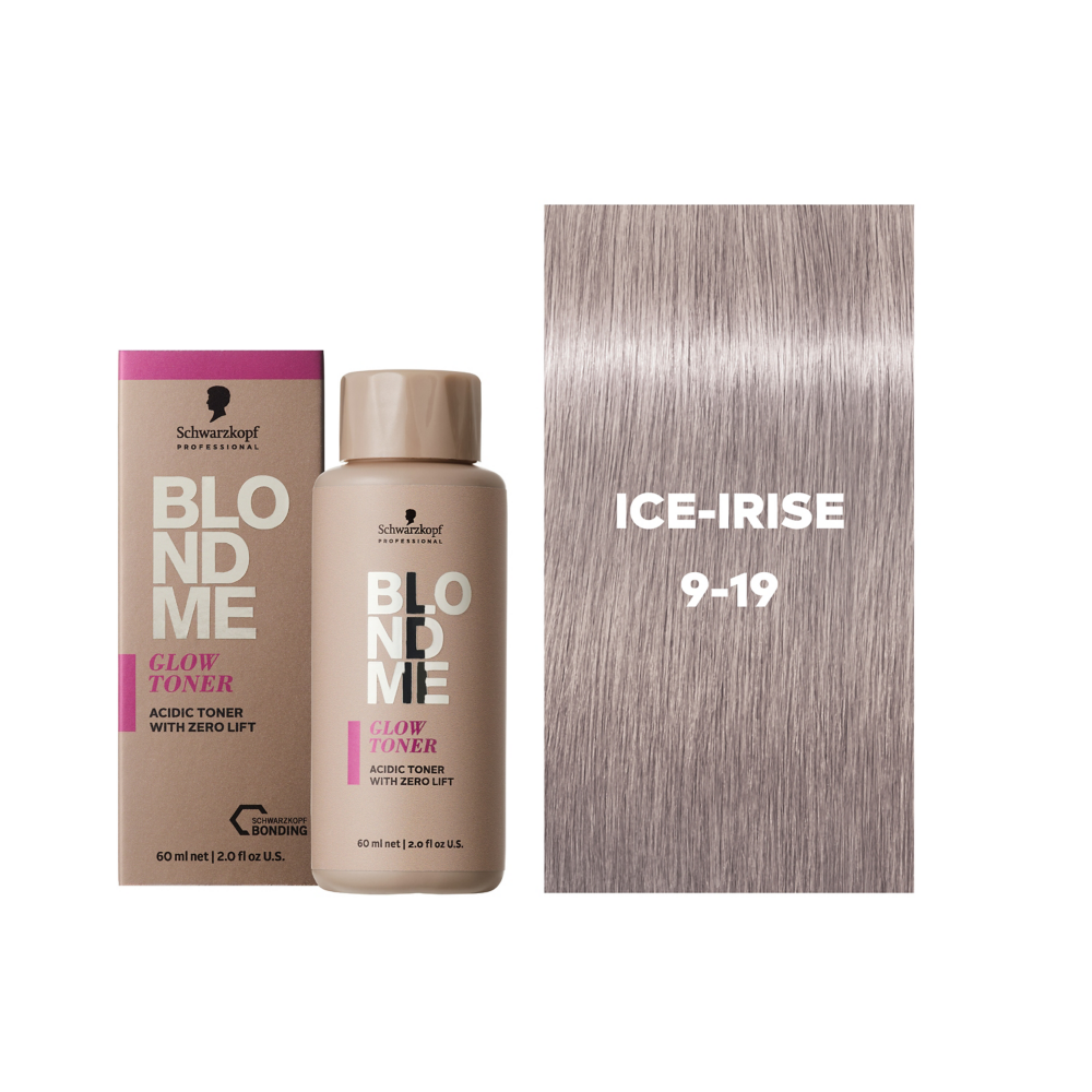 Schwarzkopf Professional BlondMe Glow Toner Ice Irise 60ml - Vopsea Lichida Demi-Permanenta