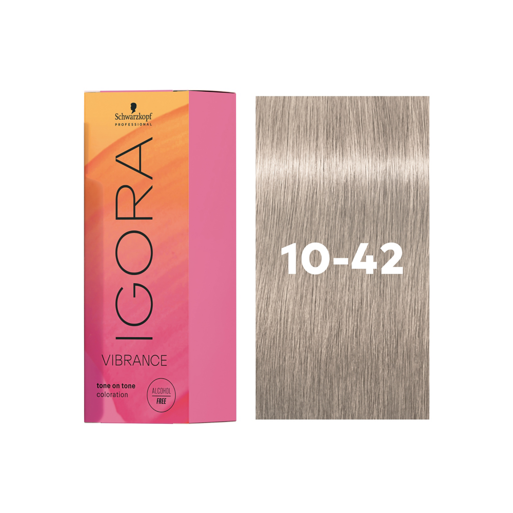 Schwarzkopf Professional Igora Vibrance 10-42 60ml - Vopsea Lichida Demi-Permanenta