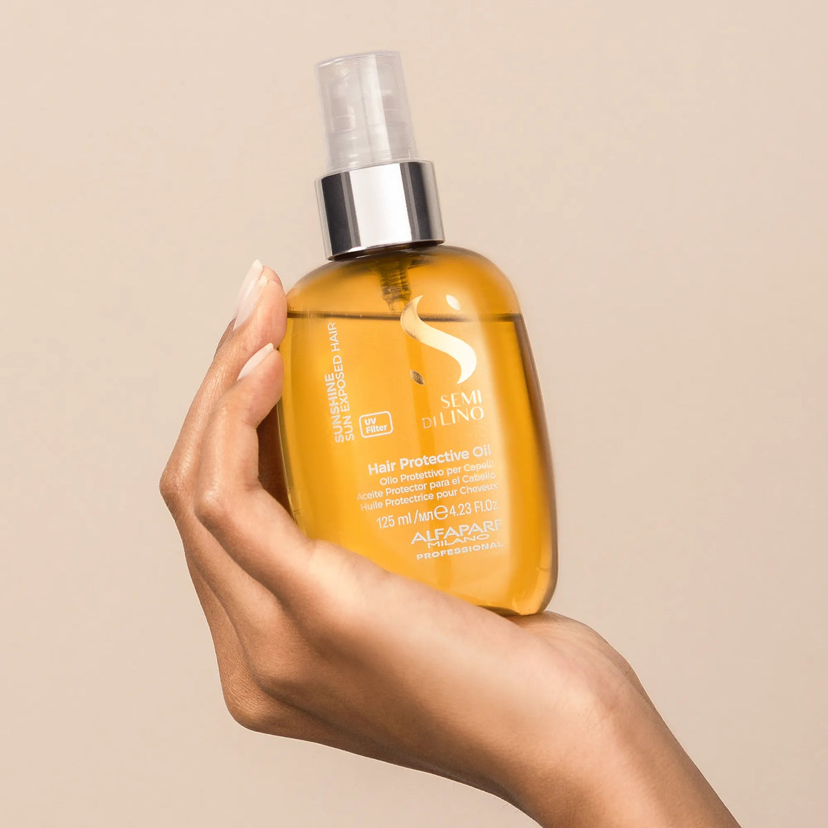 Alfaparf Milano Semi Di Lino Sunshine Protective Oil 125ml - Ulei Bifazic