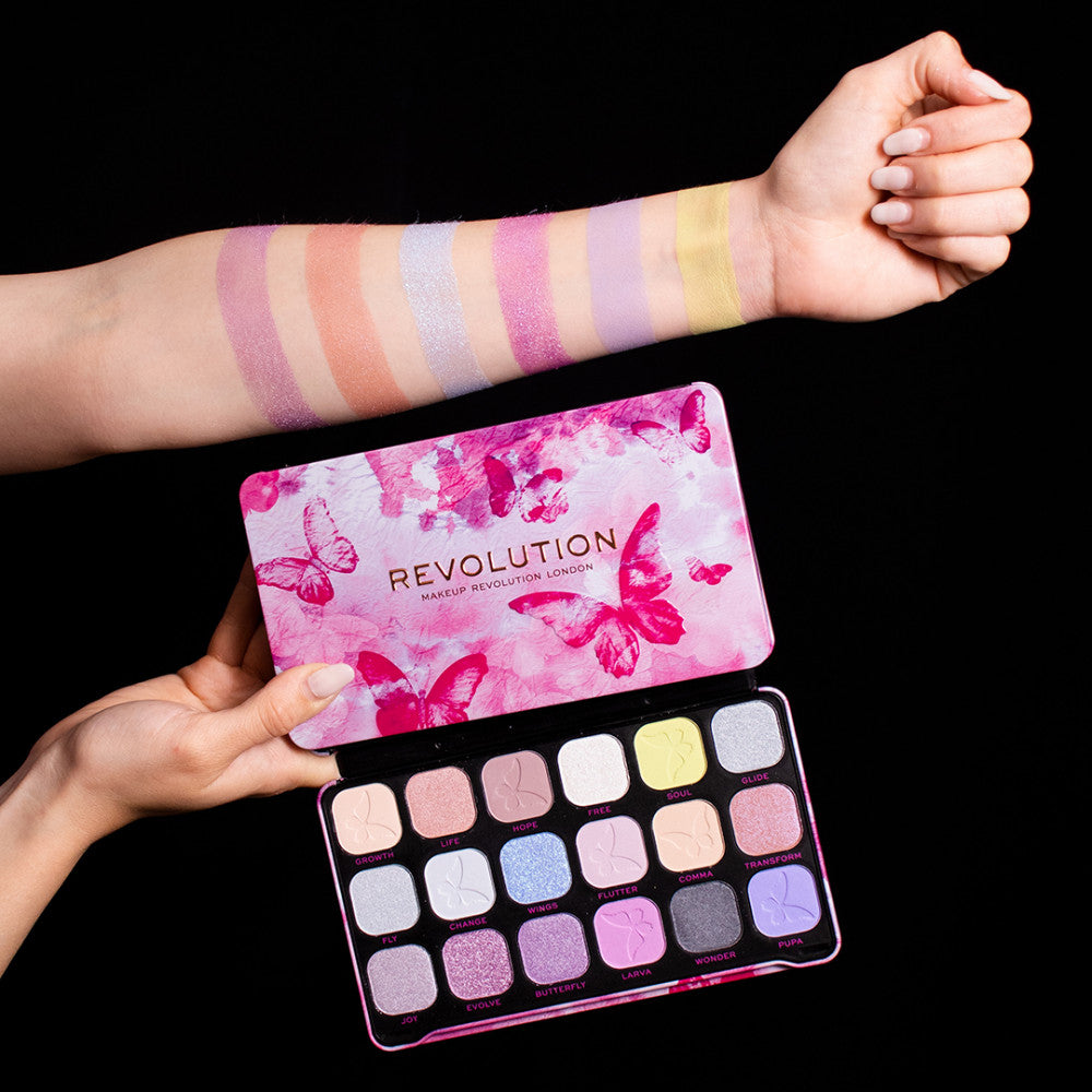 Makeup Revolution Butterfly Forever Flawless Shadow - Paleta Fard de Ochi