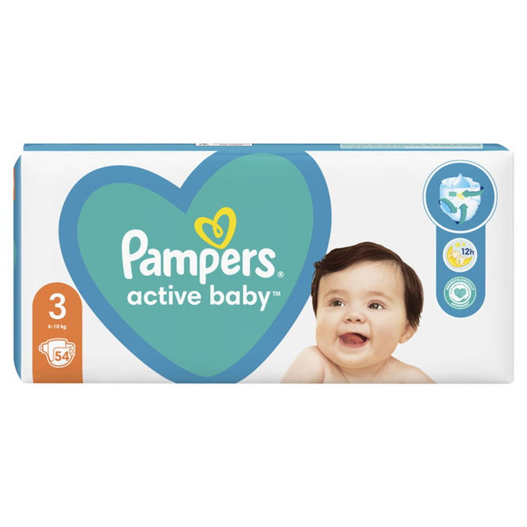 Pampers Active Baby Nr 3 6-10kg - Scutece 54buc