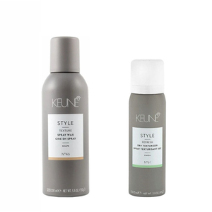 Set Keune Spray Wax 200ml si Dry Texturizer 75ml