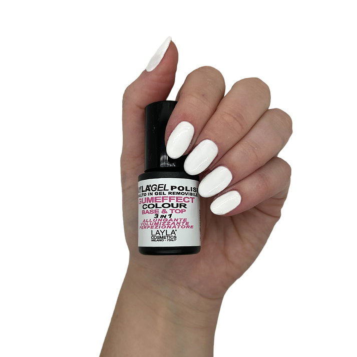Layla Cosmetics Gumeffect Colour N.23 Meringa - Oja Semipermanenta Rubber