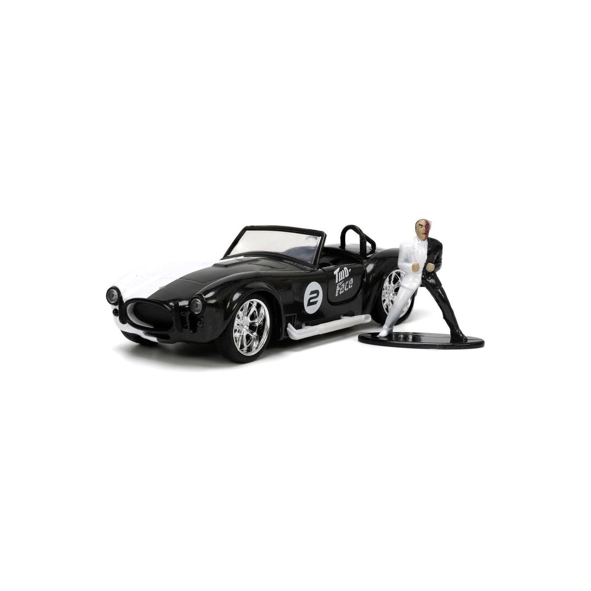 Jada Toys Batman Set Figurina Two Face si Masinuta Metalica Shelby Cobra 427