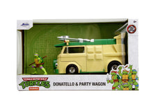 Încarcă imaginea în Galerie, Jada Toys Ninja Set Figurina Donatello si Vagonul de Petrecere
