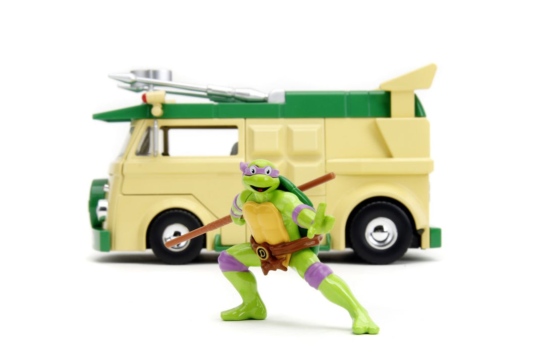 Jada Toys Ninja Set Figurina Donatello si Vagonul de Petrecere