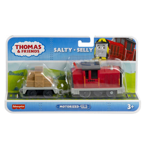 Fisher Price Thomas Locomotiva Motorizata Selly cu Vagon