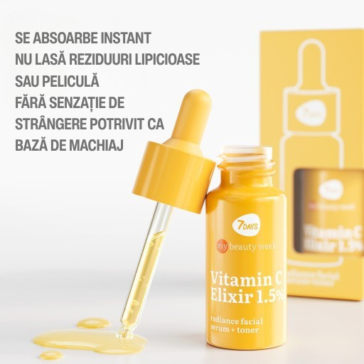 7DAYS Set Cadou My Beauty Week Just Drop Vitamin - Pentru Luminozitate