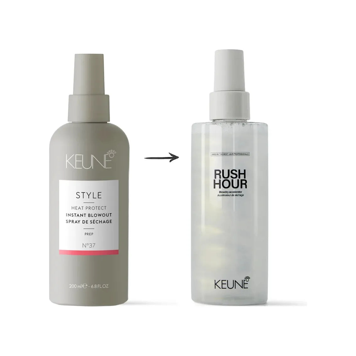 Keune Rush Hour 200ml - Spray Pentru Protectie Termica - Beauty Lounge