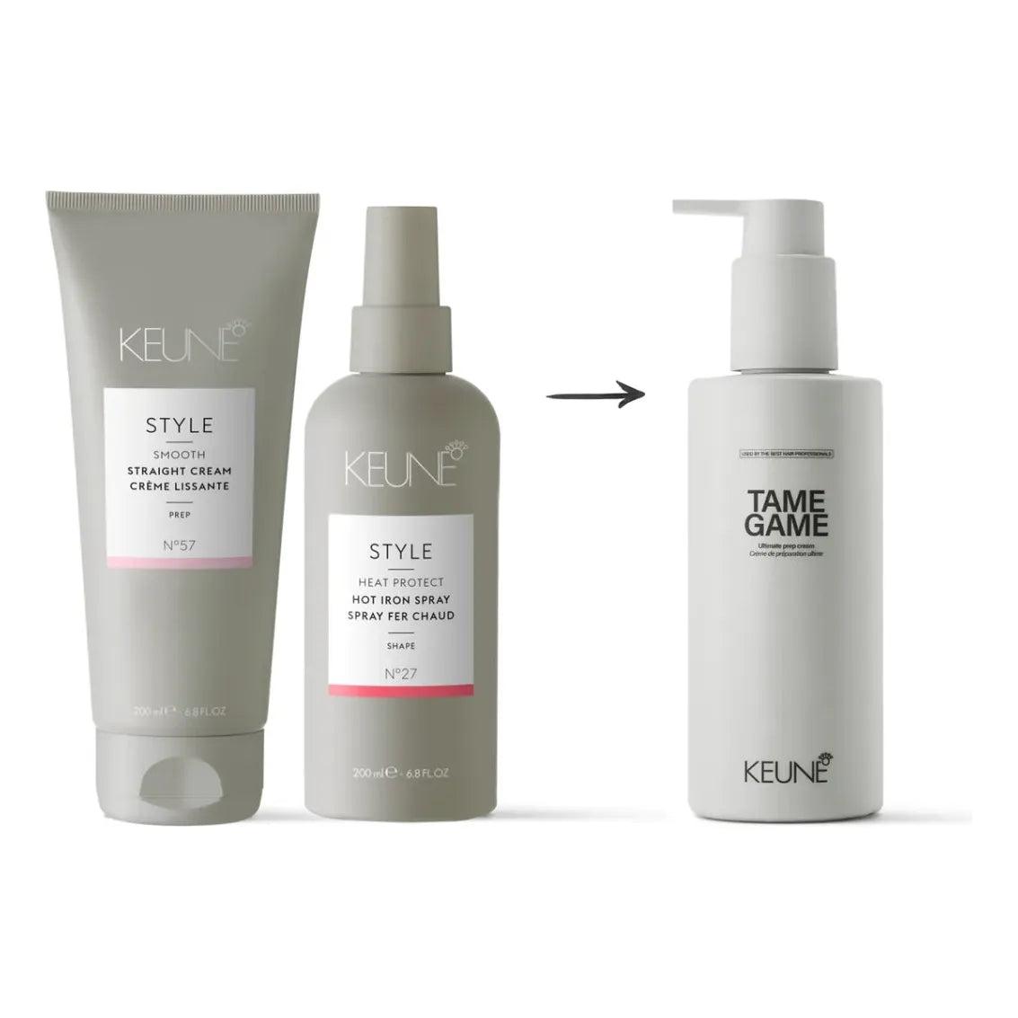 Keune Tame Game 200ml - Crema Pentru Indreptarea Parului