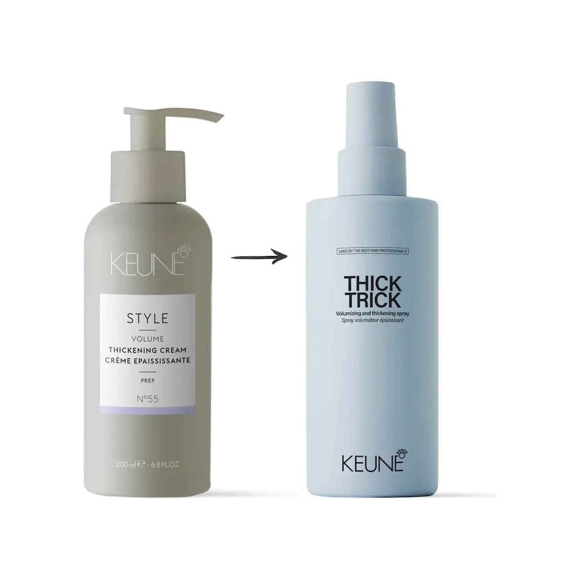 Keune Thick Trick 200ml - Crema Pentru Volum - Beauty Lounge