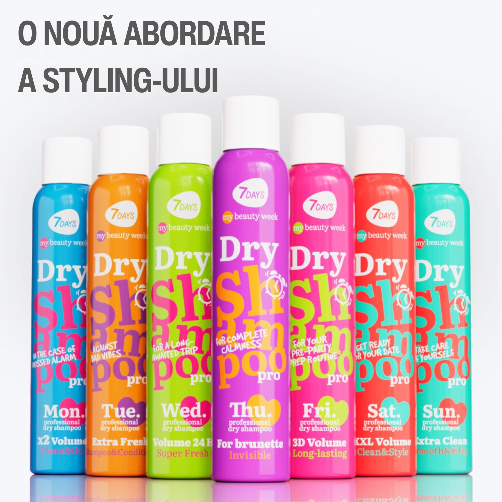 7DAYS Sampon Uscat My Beauty Week Total Cleansing X2 Volume 200ml