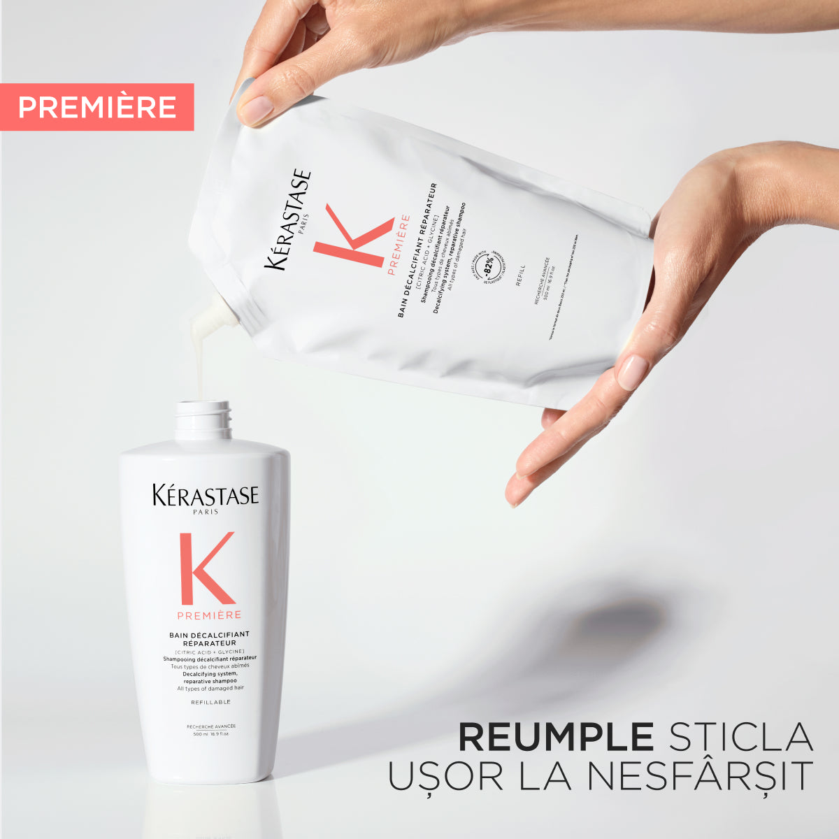 Kerastase Premiere Bain Decalcifiant Reparateur 500ml - Rezerva Sampon Reparator