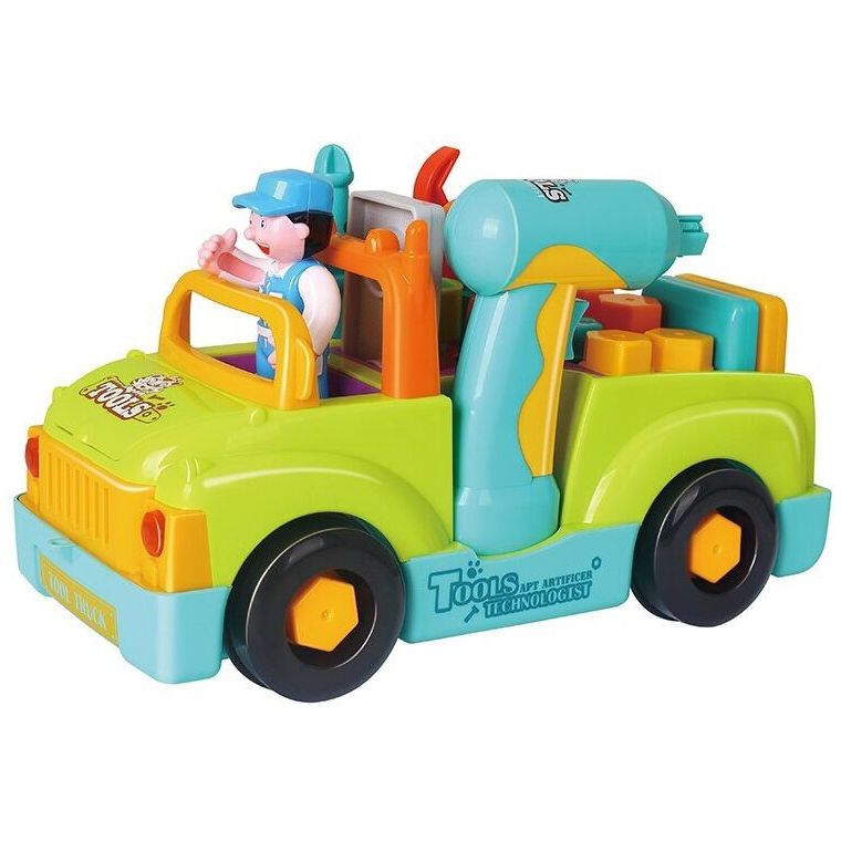 Hola Camionul Plin Cu Scule Al Micului Mecanic Cu Lumini Si Sunete
