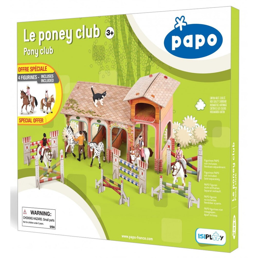 Papo Rase de Cai si Ponei Set Figurine Clubul Poneilor