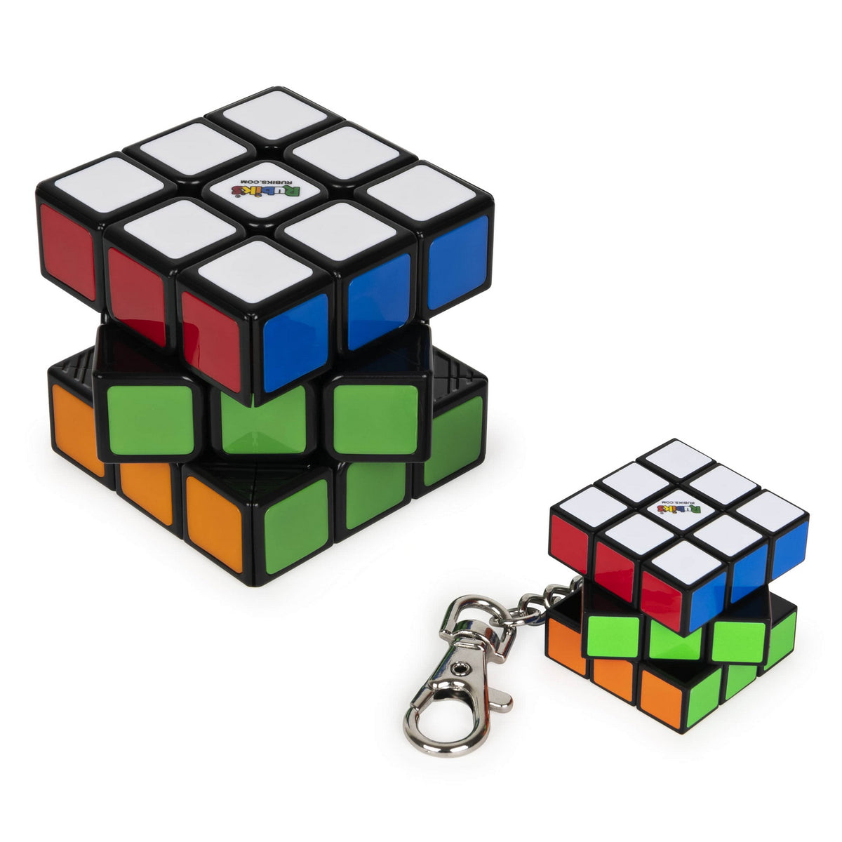 Rubik Set Cub 3X3 Clasic si Breloc Originale