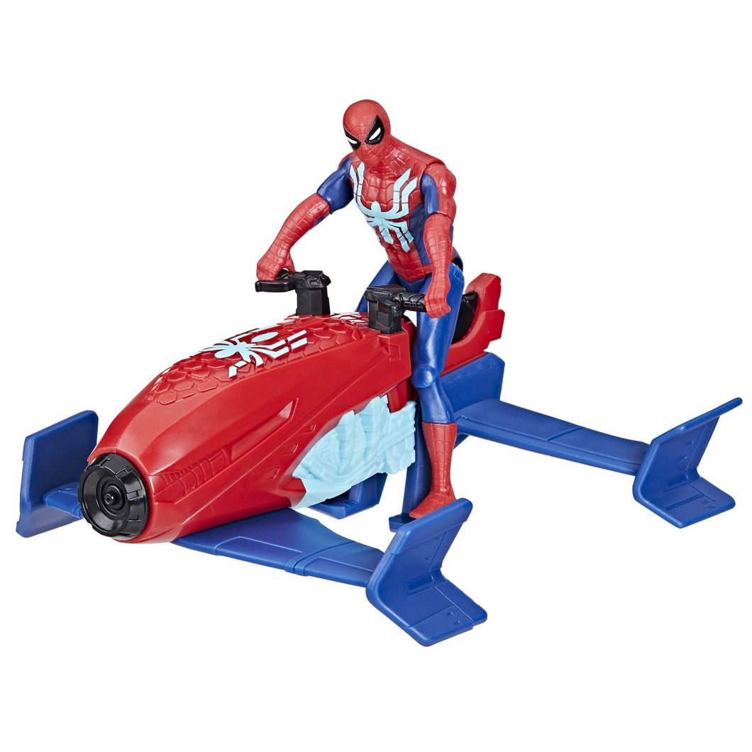 Spider-Man Set Vehicul Hydro Jet si Figurina Spider Man 10cm