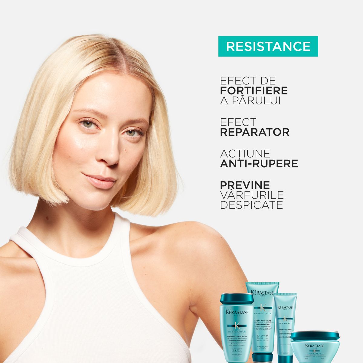 Kerastase Resistance Bain Force Architecte - Sampon Reconstructor Reincarcabil 500ml - Beauty Lounge