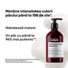Încarcă imaginea în Galerie, Set L’Oreal Vitamino Color Spectrum - Sampon 500ml + Masca 250ml + Ser 50ml - Beauty Lounge
