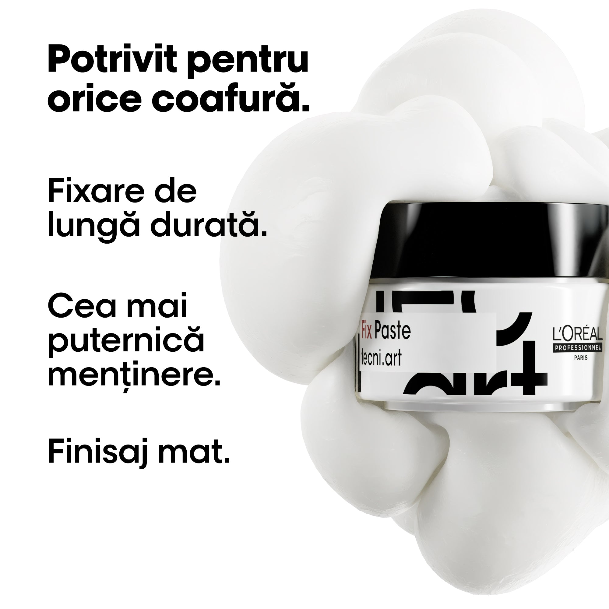L'Oreal Professionnel Homme Poker Paste Pasta Modelatoare 75ml - Beauty Lounge