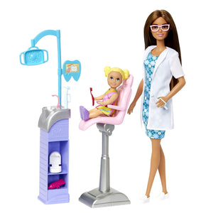 Barbie I Can Be Set Mobilier cu Papusa Doctor Stomatolog Satena