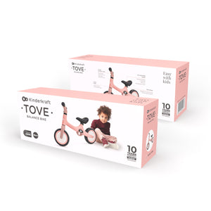 Kinderkraft Bicicleta Fara Pedale Tove Roz