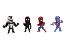 Încarcă imaginea în Galerie, Jada Toys Marvel Spider Man Set 4 Figurine Metalice 6.5cm
