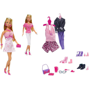 Steffi Love Papusa Mega Fashion Set cu Hainute de Schimb