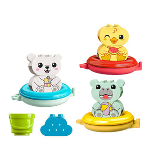 Lego Duplo Distractie la Baie Tren cu Animale Plutitoare