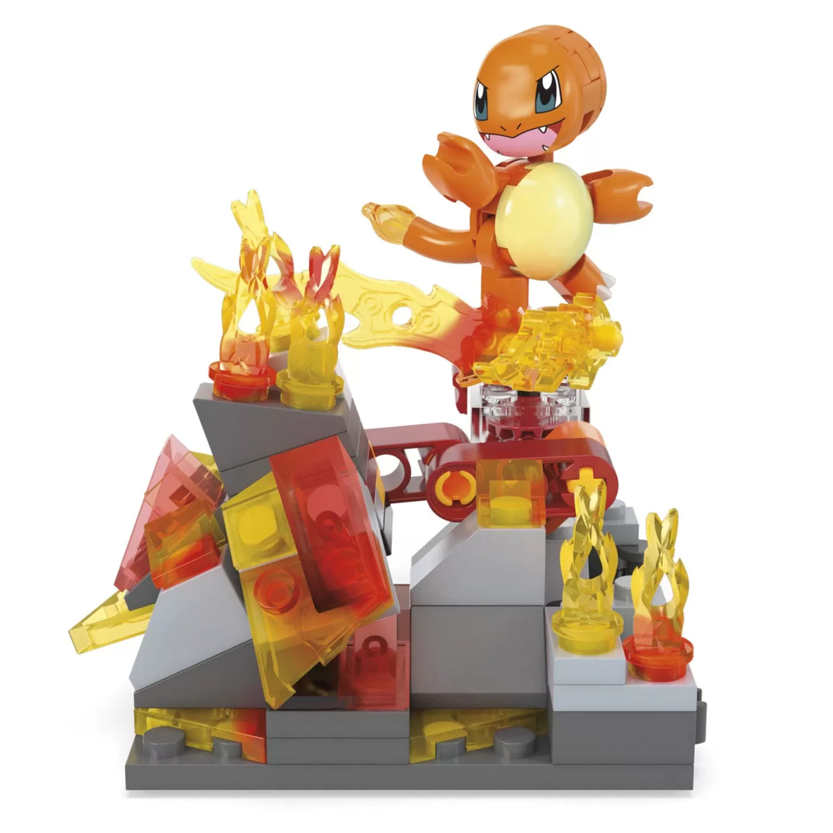 Pokemon Mega Set de Constructie Roata de Foc A Lui Charmander