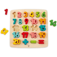 Încarcă imaginea în Galerie, Hape Puzzle Matematica Chunky
