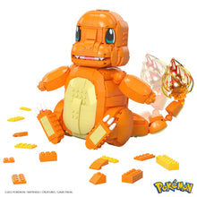 Încarcă imaginea în Galerie, Pokemon Mega Construx Jumbo Charmander Salameche
