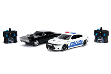 Încarcă imaginea în Galerie, Jada Toys Fast and Furious Set Masinute RC Toyota Supra&amp;Dodge Charger SRT
