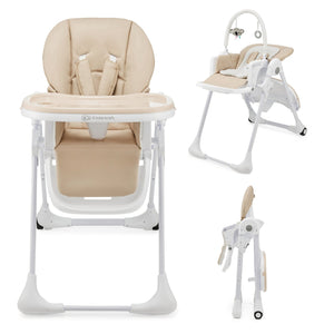 Kinderkraft Scaun de Masa Kinderkraft Tummie Pliabil Beige