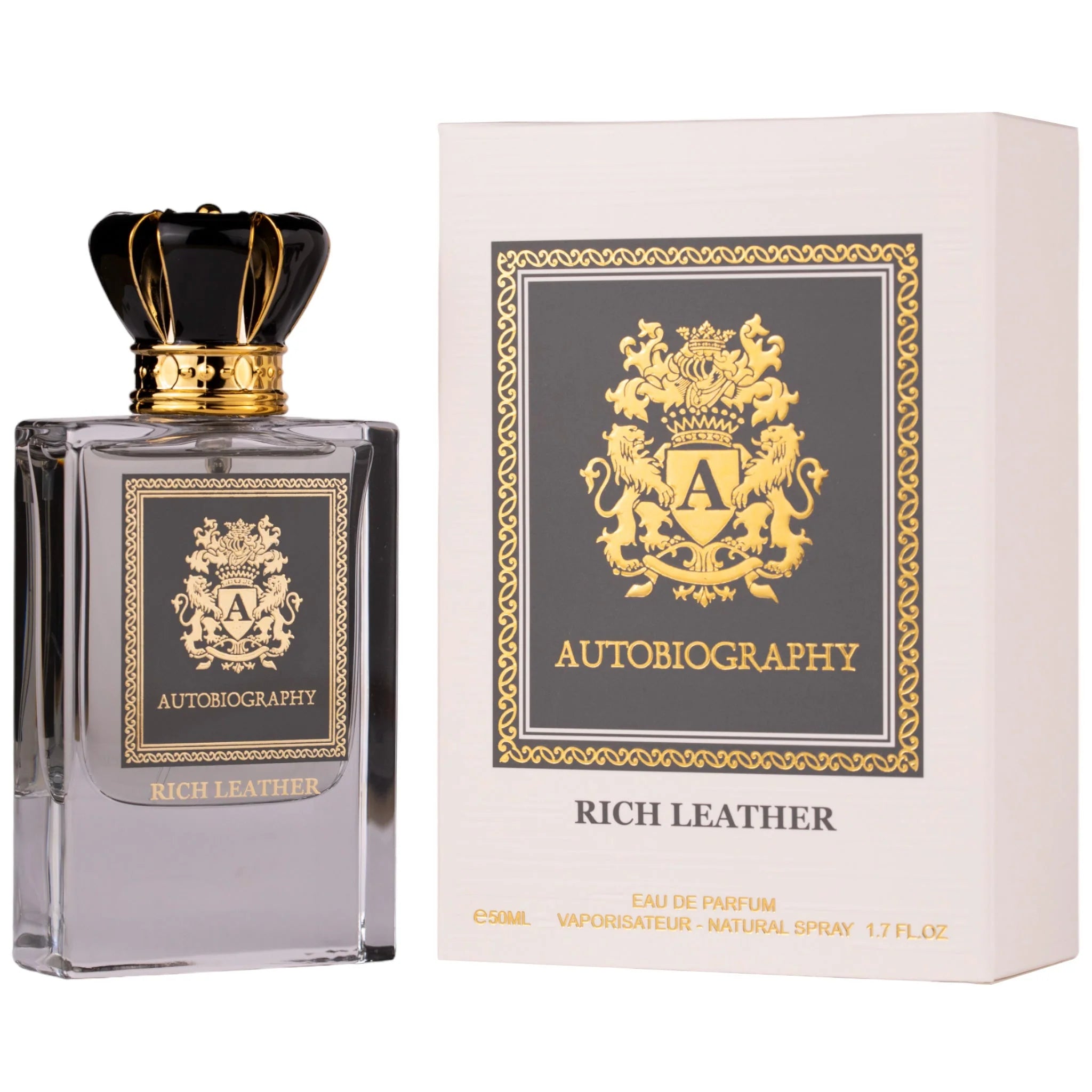 Paris Corner Autobiography Rich Leather 50ml - Apa de Parfum Pentru Barbati