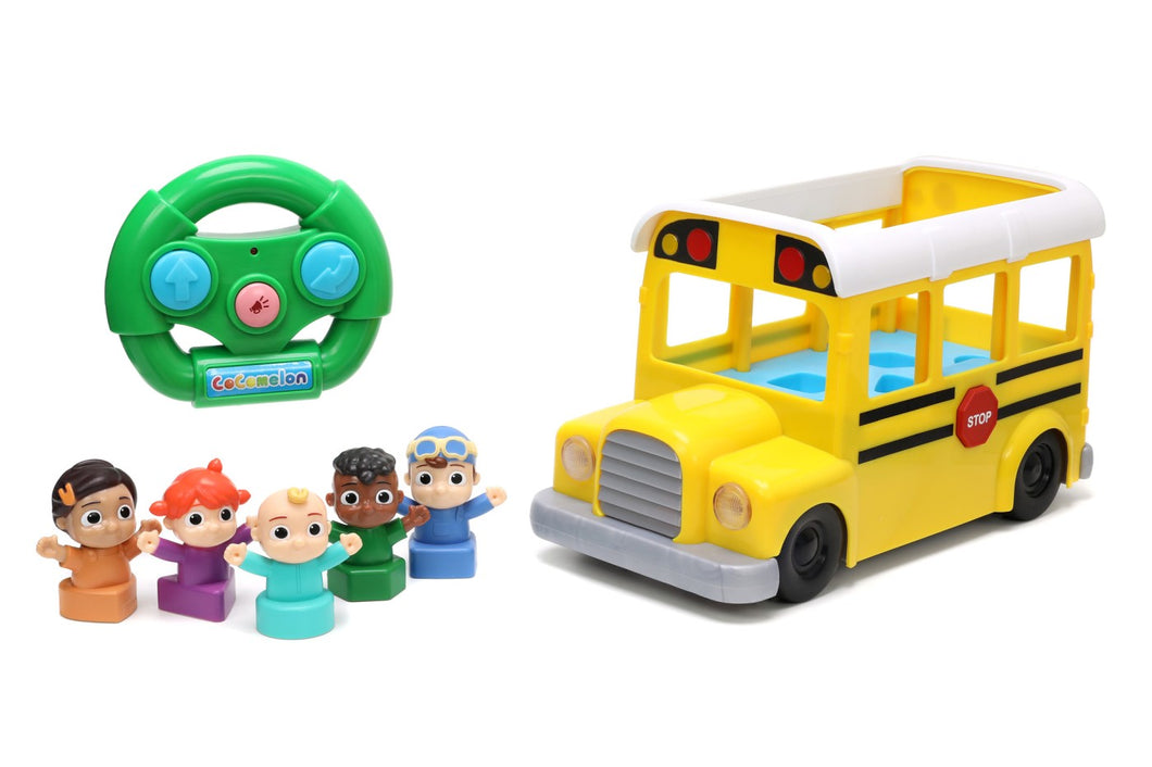 Jada Toys Cocomelon Autobuzul Scolar RC cu Sunete si Lumini