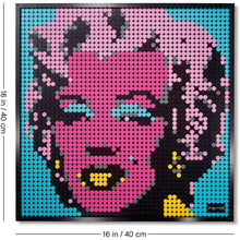 Încarcă imaginea în Galerie, Lego Art Andy Warhol Marilyn Monroe
