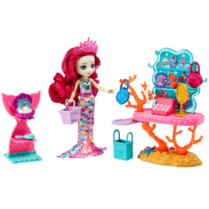 Enchantimals Papusi Set Papusa cu Mobilier Ocean Kingdom