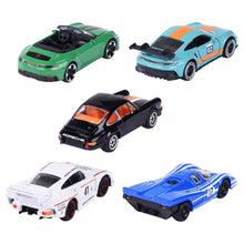 Încarcă imaginea în Galerie, Majorette Set 5 Masinute Metalice Porsche 7.5cm
