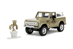 Jada Toys Marvel Set Masinuta Metalica Ford Bronco si Figurina Groot