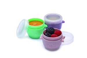 Melii Set 6 Recipiente Silicon Snap and Go 59ml