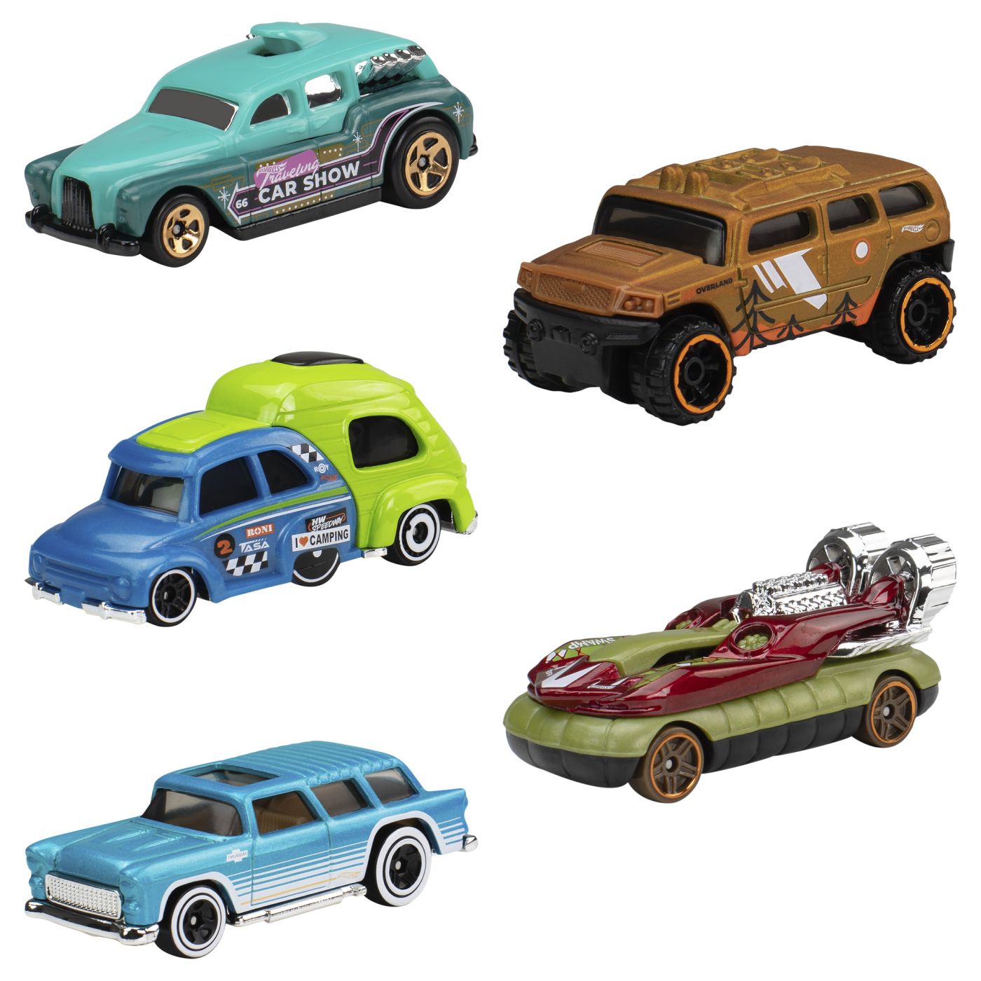 Hot Wheels - Vehicule Set 5 Masini Getaways