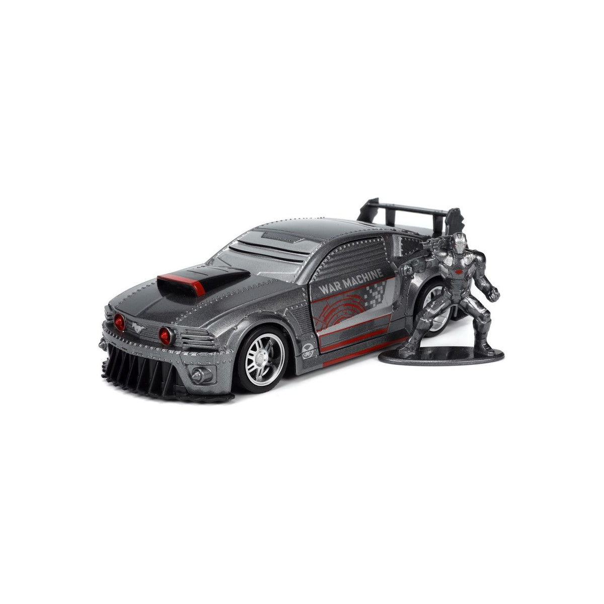 Jada Toys Marvel Masinuta Metalica Ford Mustang si Figurina War Machine