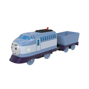 Fisher Price Thomas Locomotiva Motorizata Kenji cu Vagon