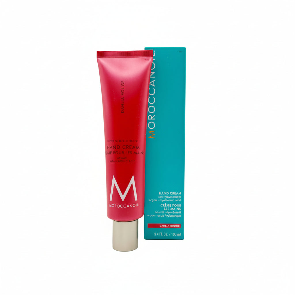 Moroccanoil Hand Cream Dahlia Rouge 100ml - Crema Hidratanta Pentru Maini si Cuticule - Beauty Lounge